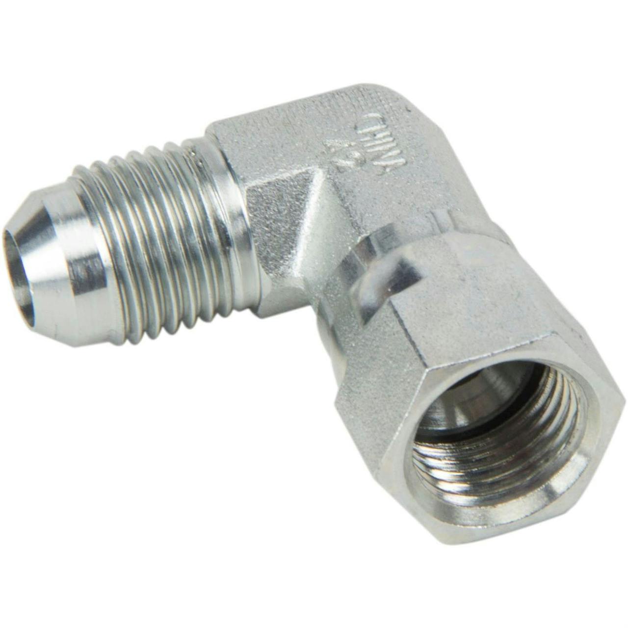 Tight Fit 90 Degree Socketless Reusable AN-6 Fitting
