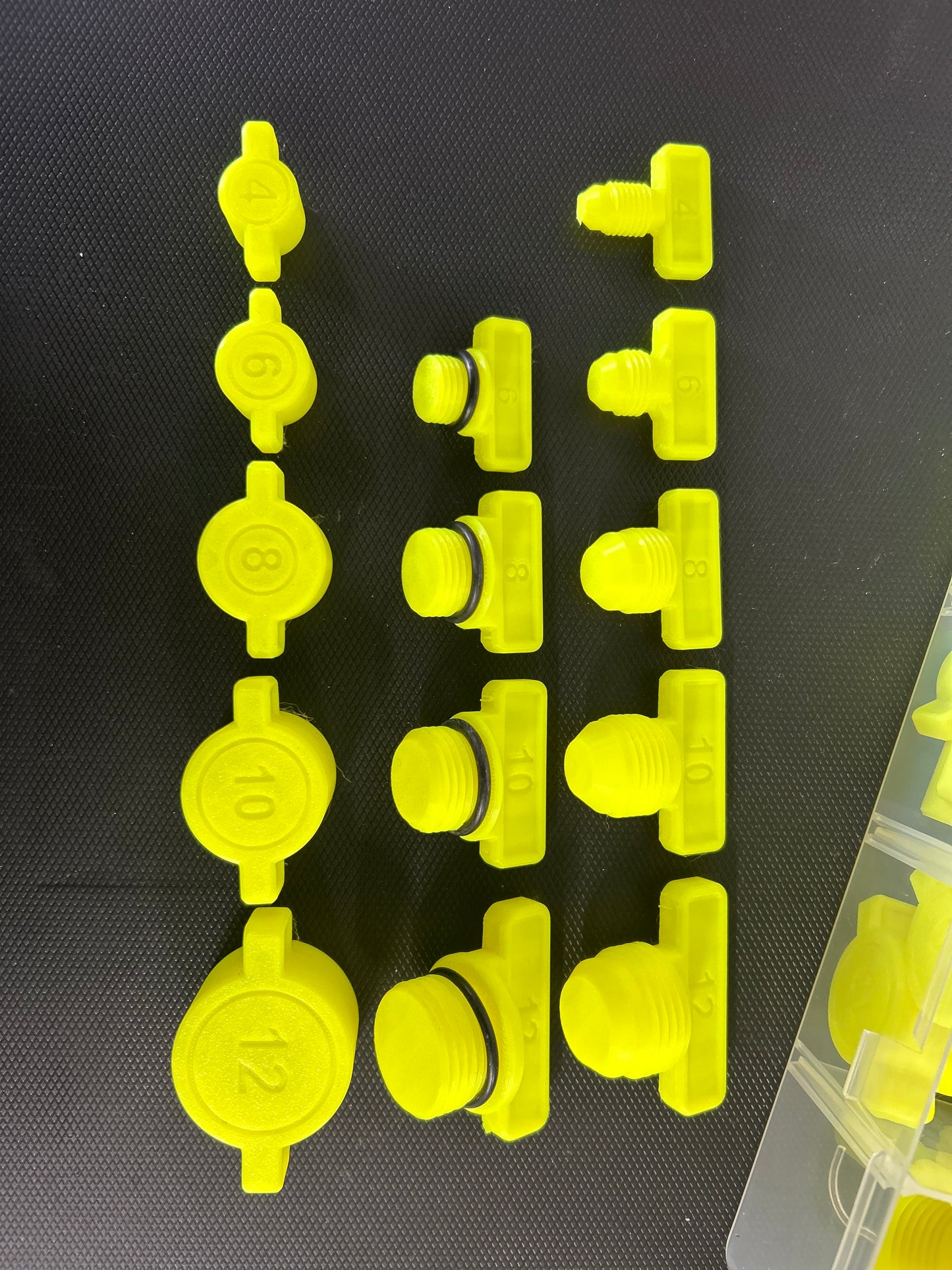 JR1 77 Piece AN Fitting Plug & Cap Kit
