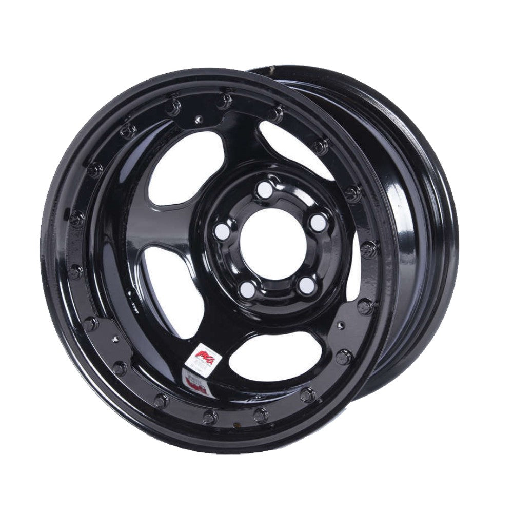 Bassett IMCA Inertia Advantage Beadlock Wheels - (15" x 8)