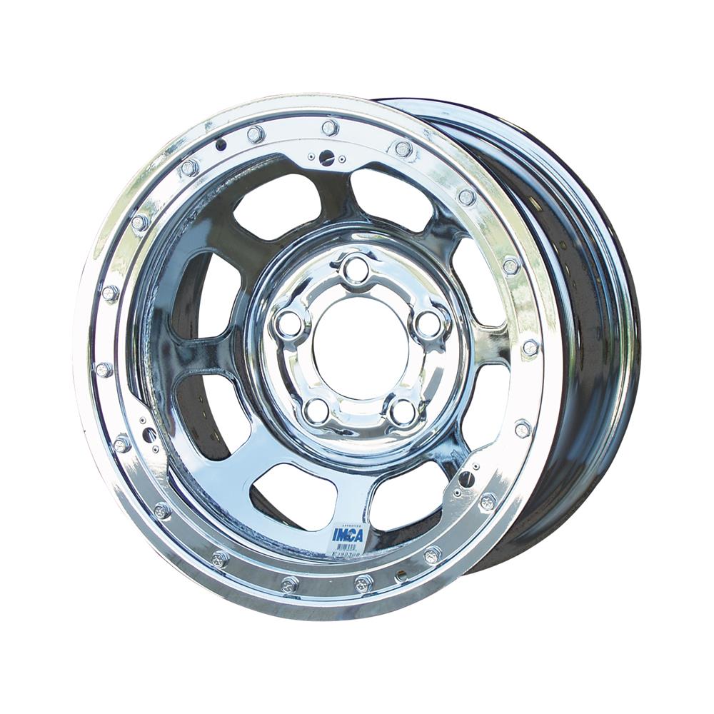 Bassett IMCA D-Hole Beadlock Wheels - (15" x 8")