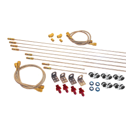 Longacre Complete Steel Brake Line Kit