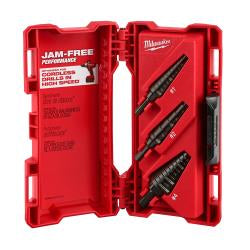 Milwaukee Step Drill Bit Set - 3pc