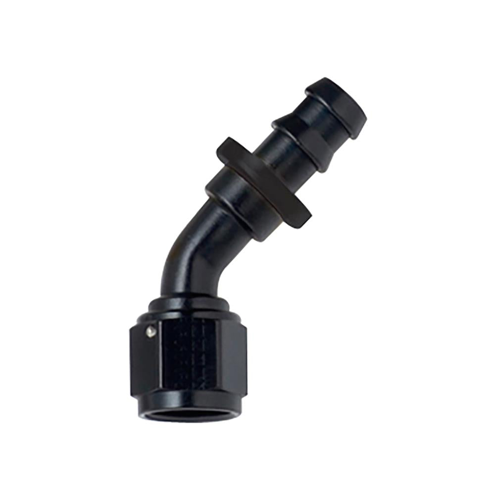 Aluminum Push Lite 45° Hose End Fitting