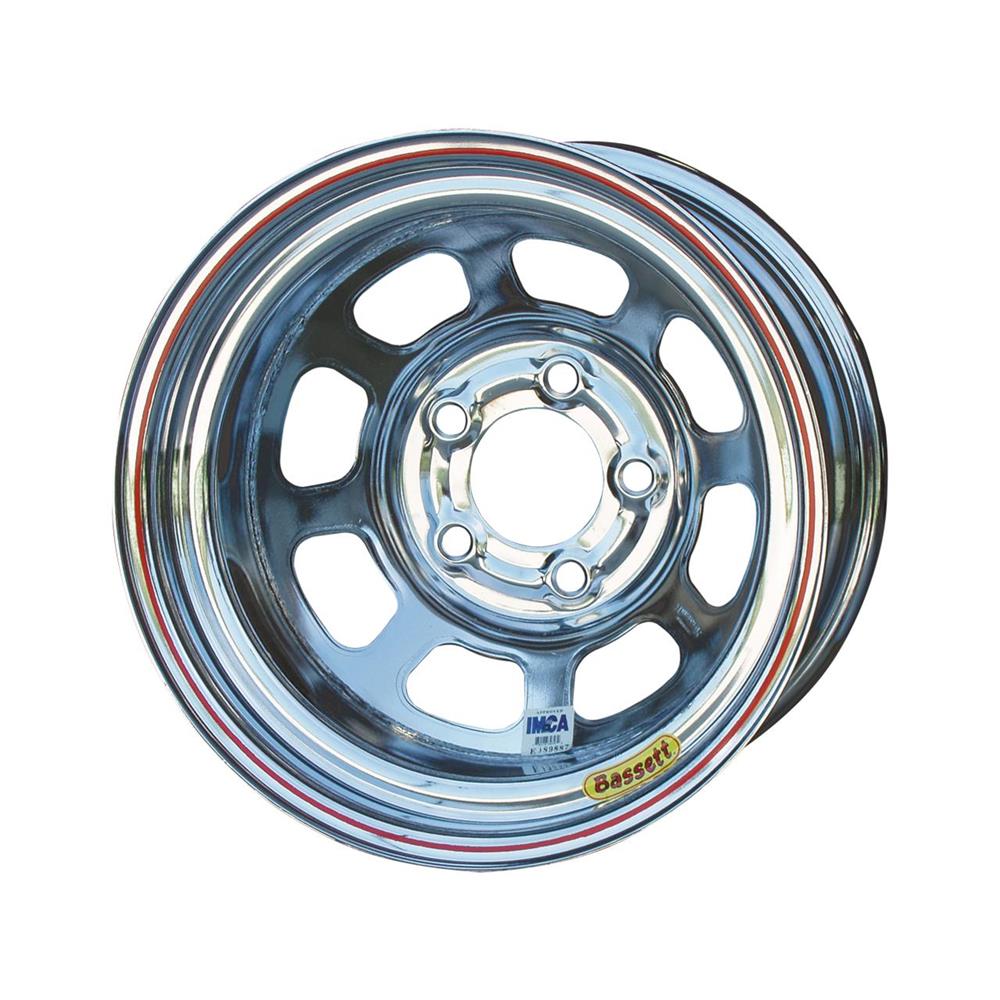 Bassett IMCA D-Hole Wheels - (15" x 8" )