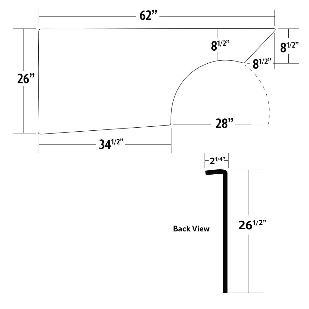 MD3 Molded Plastic Quarter Panels