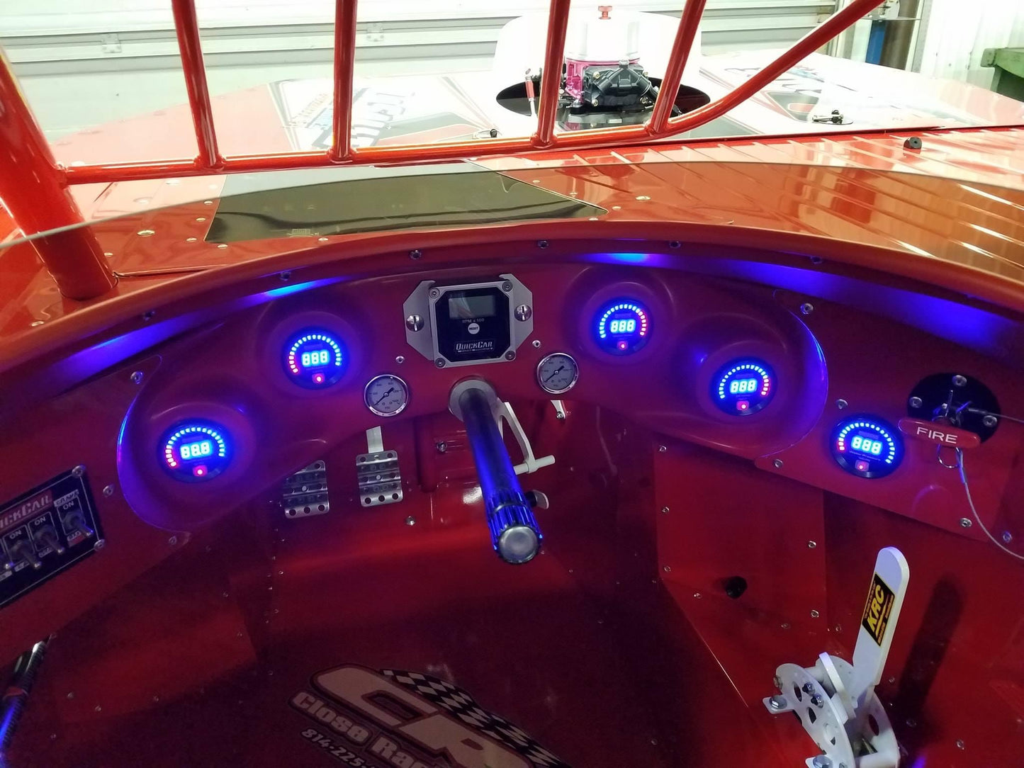 Fiberglass Round Gauge Panel