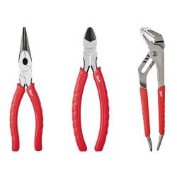 Milwaukee Comfort Grip Pliers Kit - 3pc