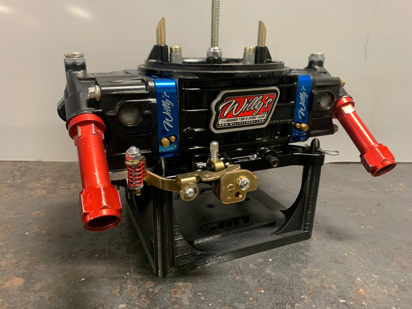 Raised 4 Barrel Carburetor Stand