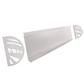 MD3 Plastic 8" Right Side Spoiler Kit (White)