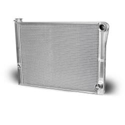 Afco Lightweight Double Pass 1 Row Chevy Radiator w/Universal Inlet - 27 1/2” x 19”