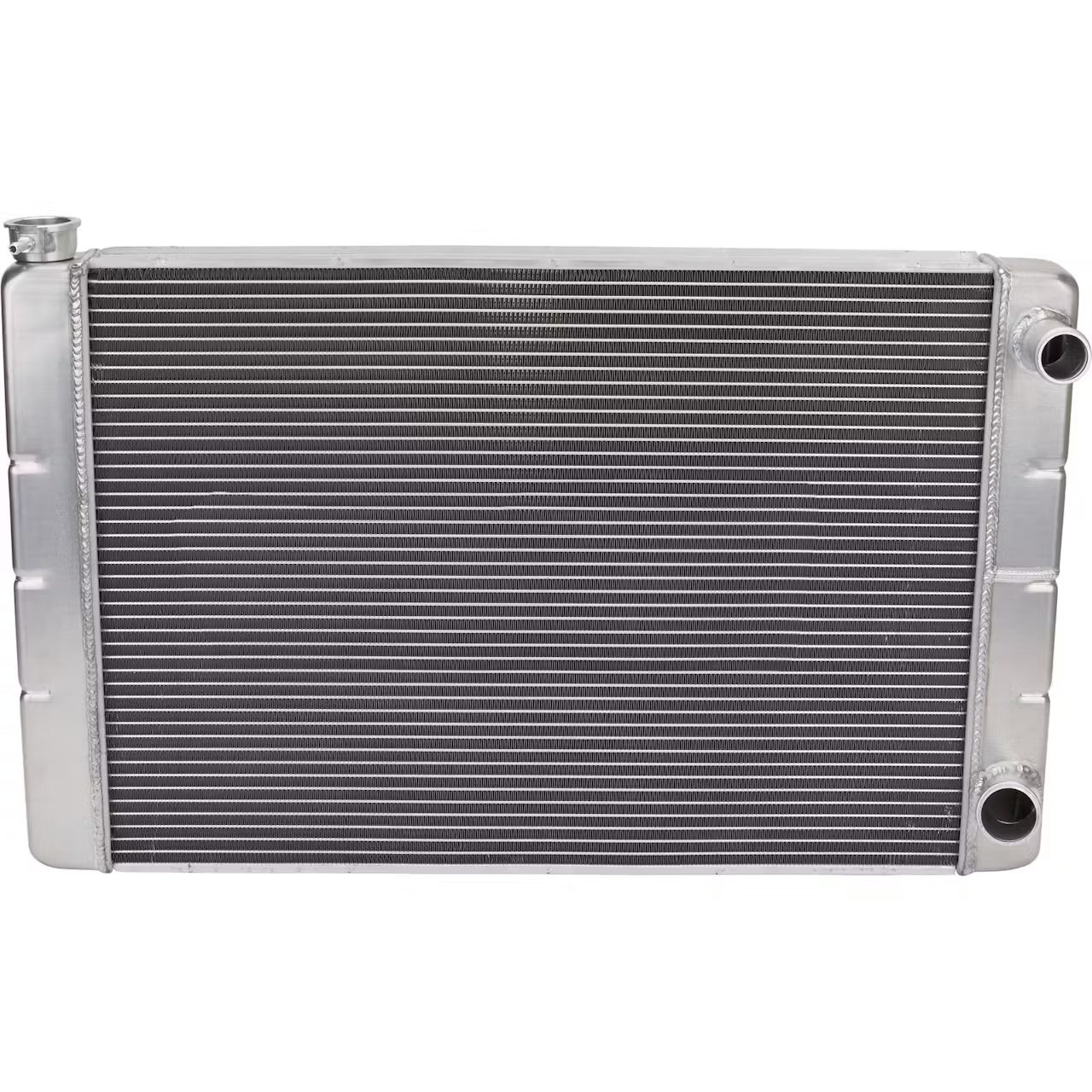 Double Pass Aluminum Racing Radiator, S/B Chevy
