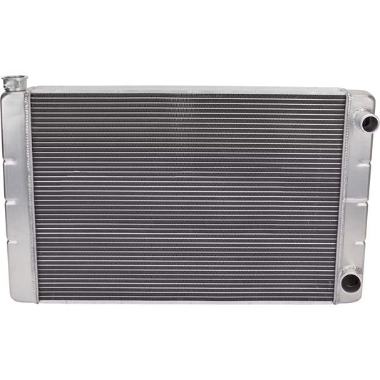Double Pass Aluminum Racing Radiator, S/B Chevy