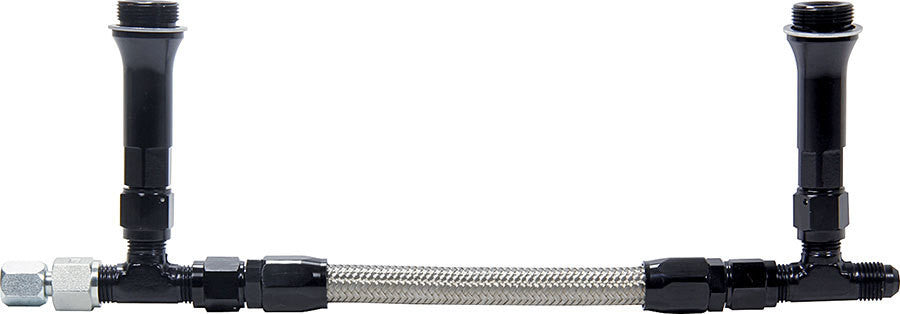 Fuel Line Kit 9-5/16in Std Holley -6AN Black ALL26164
