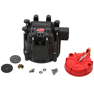 MSD Black Extreme Output HEI Cap/Rotor Kit