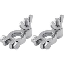 QuickCar Battery Terminals Top-Mount Nickel Plated Brass