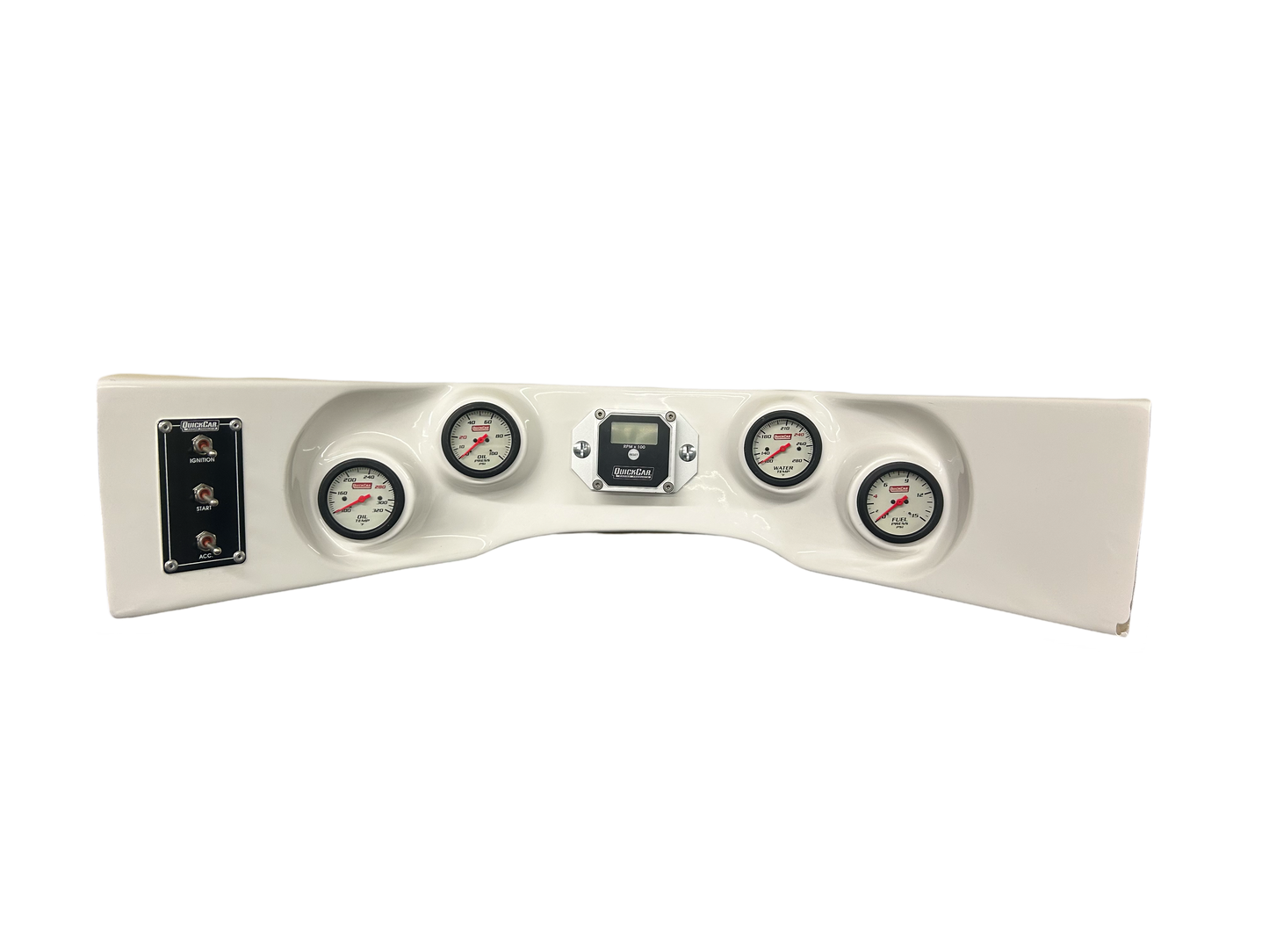 Quickcar Extreme Gauge Panel - White