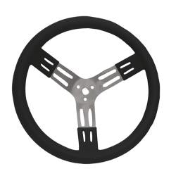 15" Black Aluminum Steering Wheel